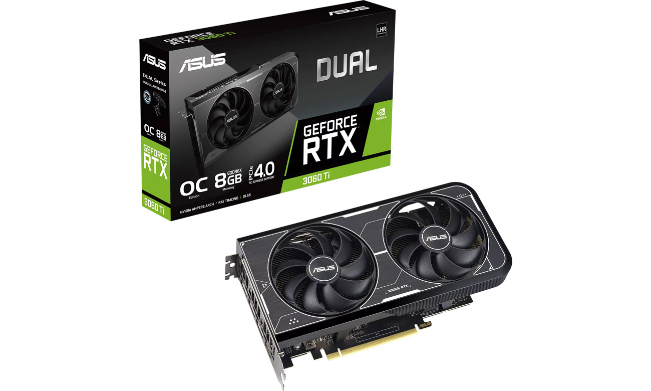 ASUS GeForce RTX 3060 Ti DUAL OC 8 ГБ GDDR6X