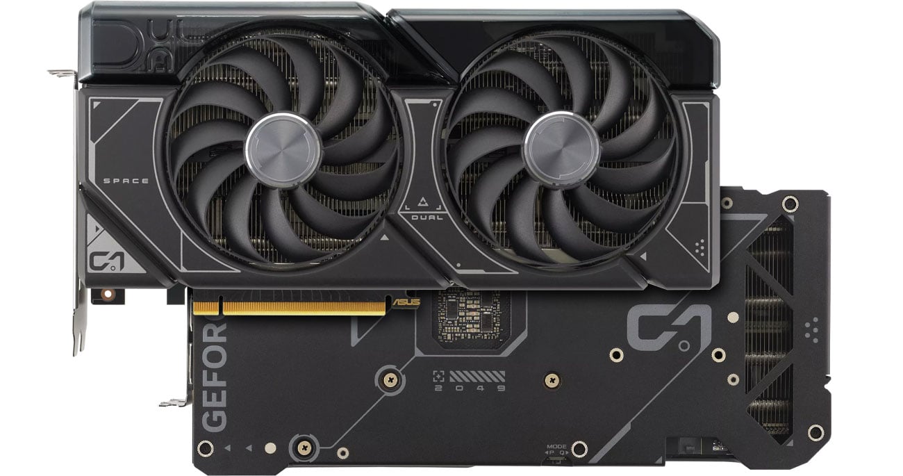 Охлаждение ASUS GeForce RTX 4070 DUAL OC