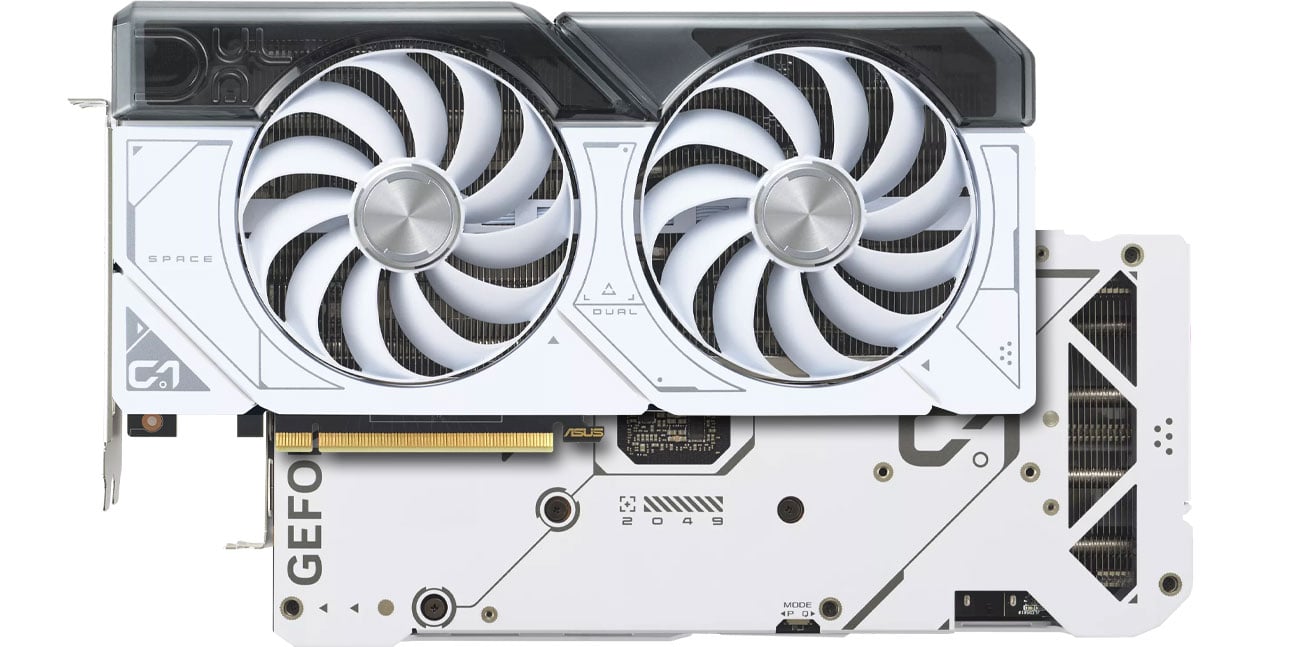 ASUS GeForce RTX 4070 SUPER DUAL OC WHITE 12 ГБ GDDR6X