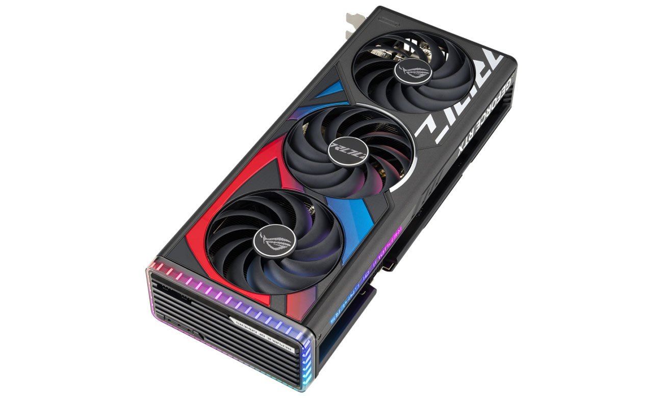 Охолодження ASUS GeForce RTX 4070 TI ROG STRIX GAMING