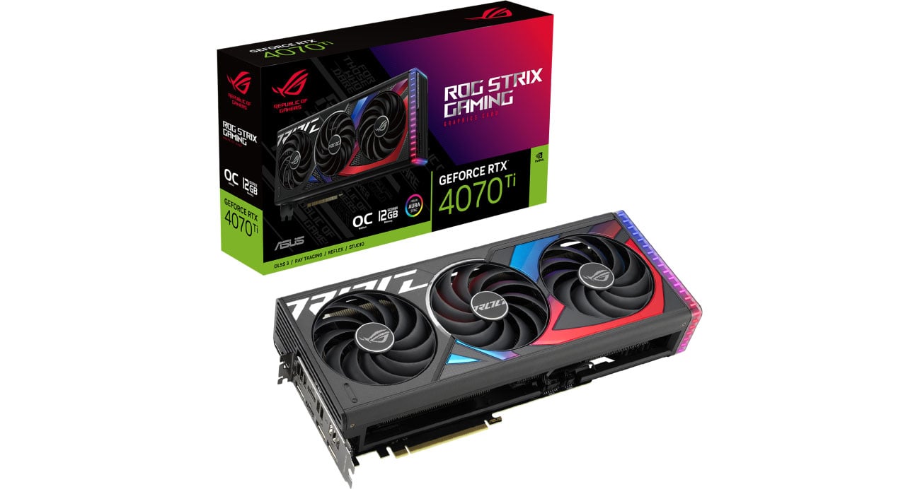 ASUS GeForce RTX 4070 TI ROG STRIX GAMING OC 12 ГБ GDDR6X