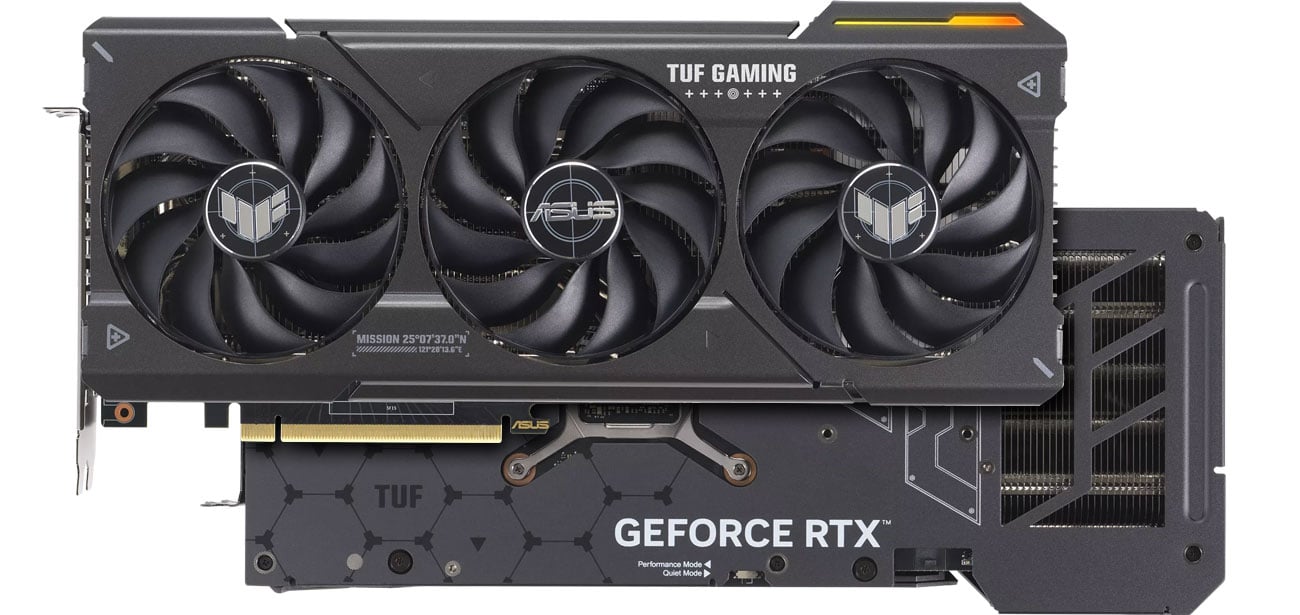 Охлаждение ASUS GeForce RTX 4070 TUF GAMING