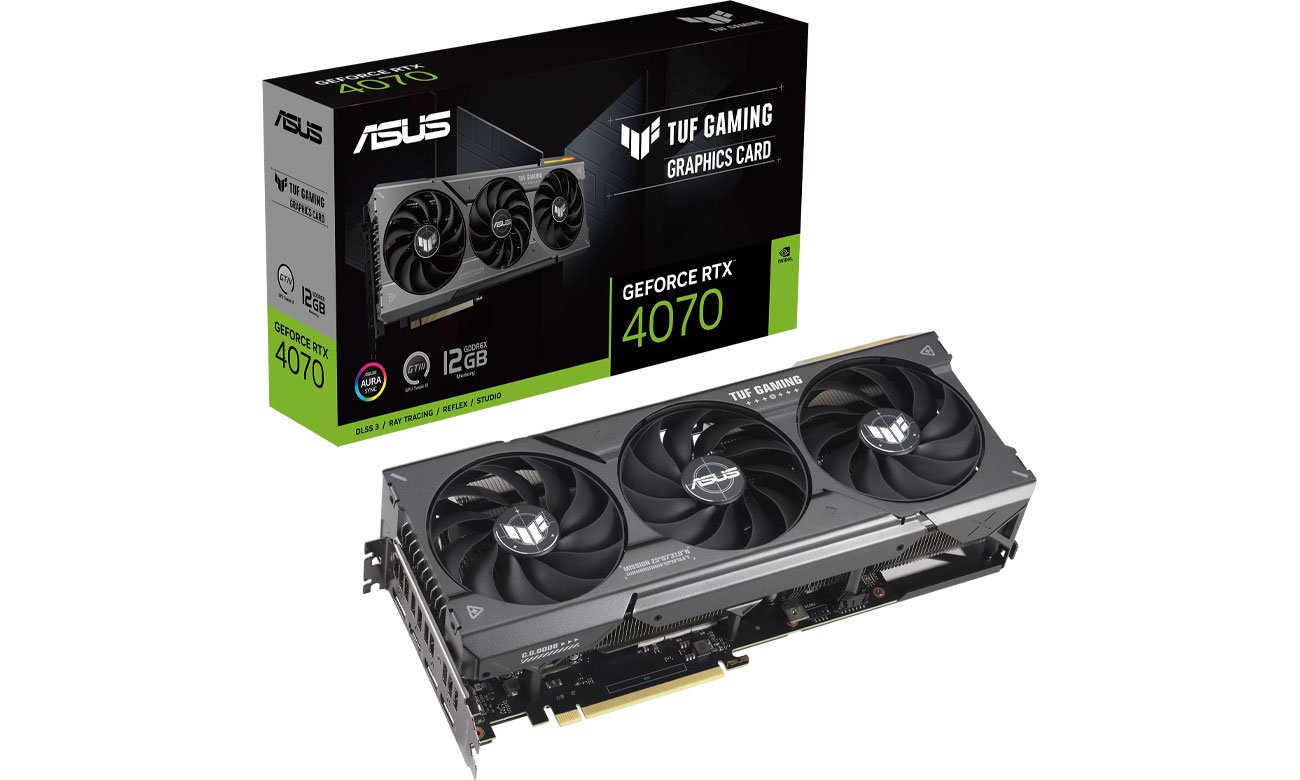 ASUS GeForce RTX 4070 TUF GAMING 12 ГБ GDDR6X