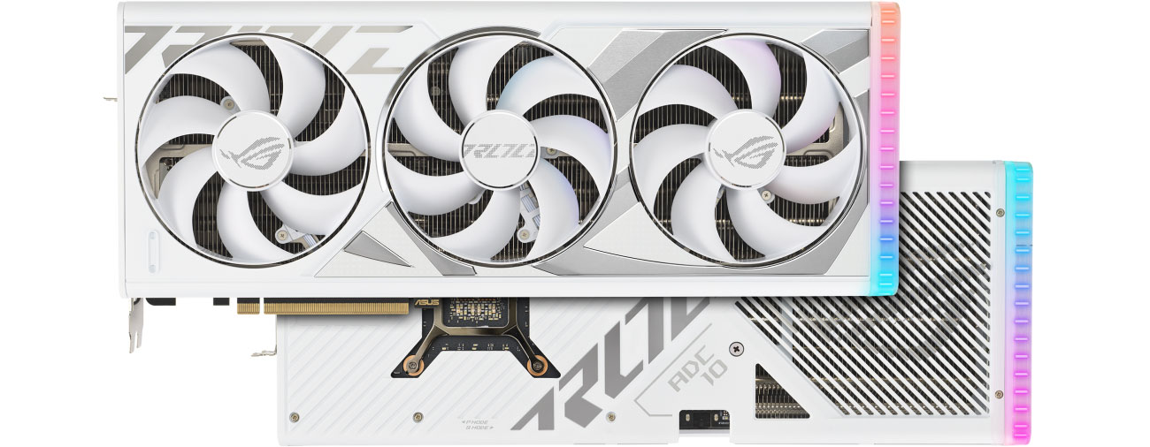 Охлаждение ASUS GeForce RTX 4080 ROG Strix WHITE OC