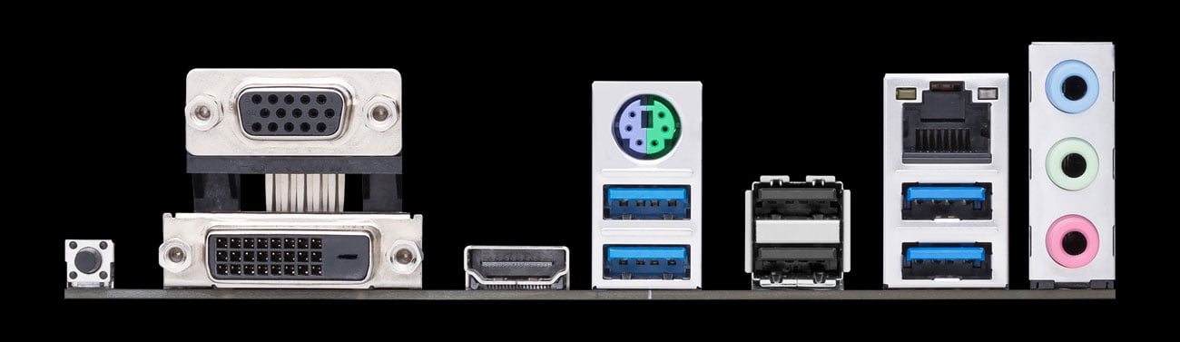 ASUS PRIME B450M-K II - Роз',єми