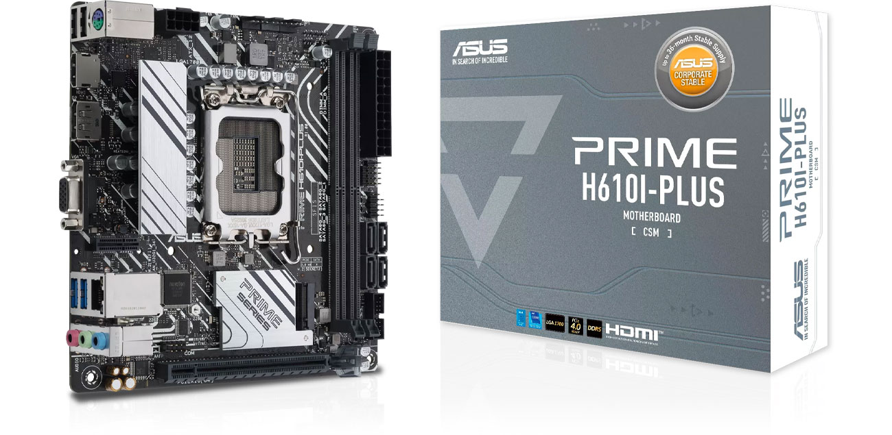 ASUS PRIME H610I-PLUS-CSM