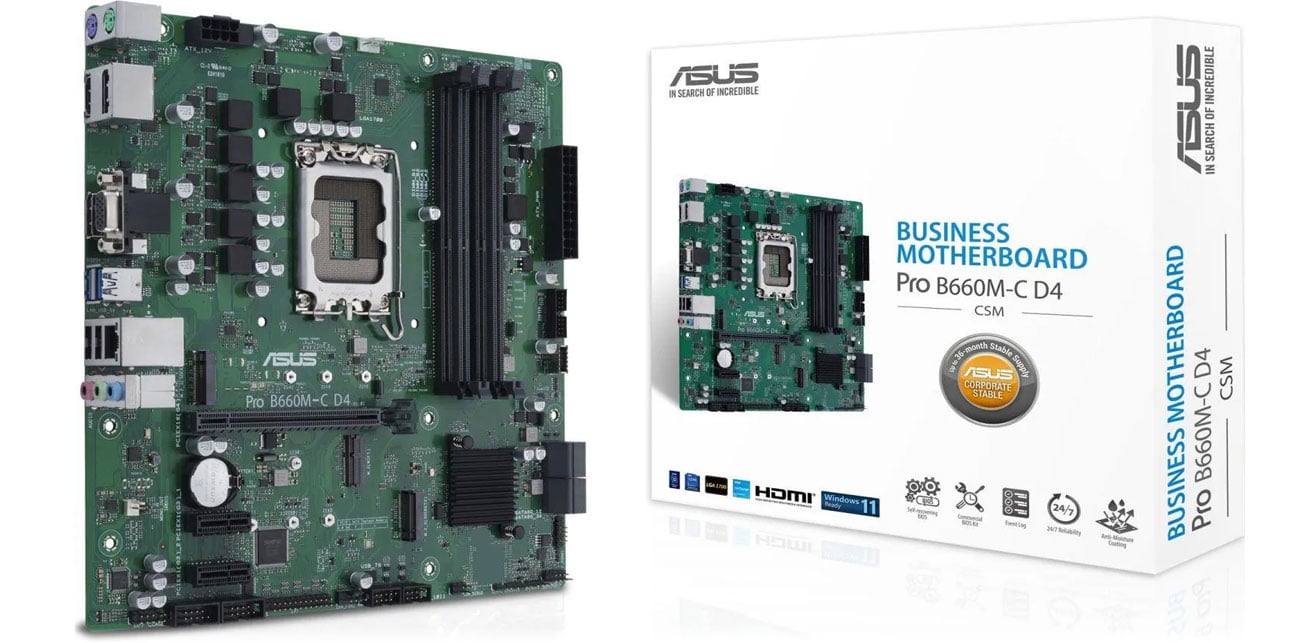 ASUS PRO B660M-C D4-CSM