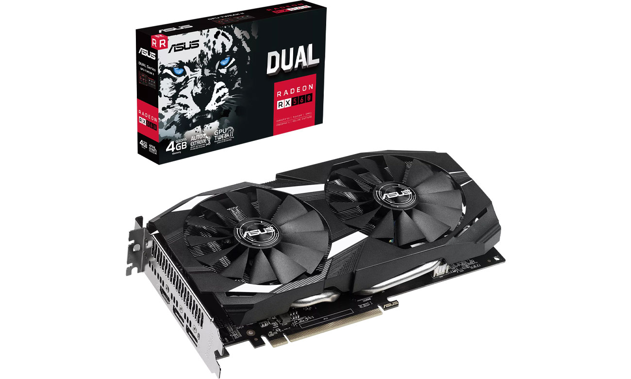 Видеокарта ASUS Radeon RX 560 Dual 4GB GDDR5