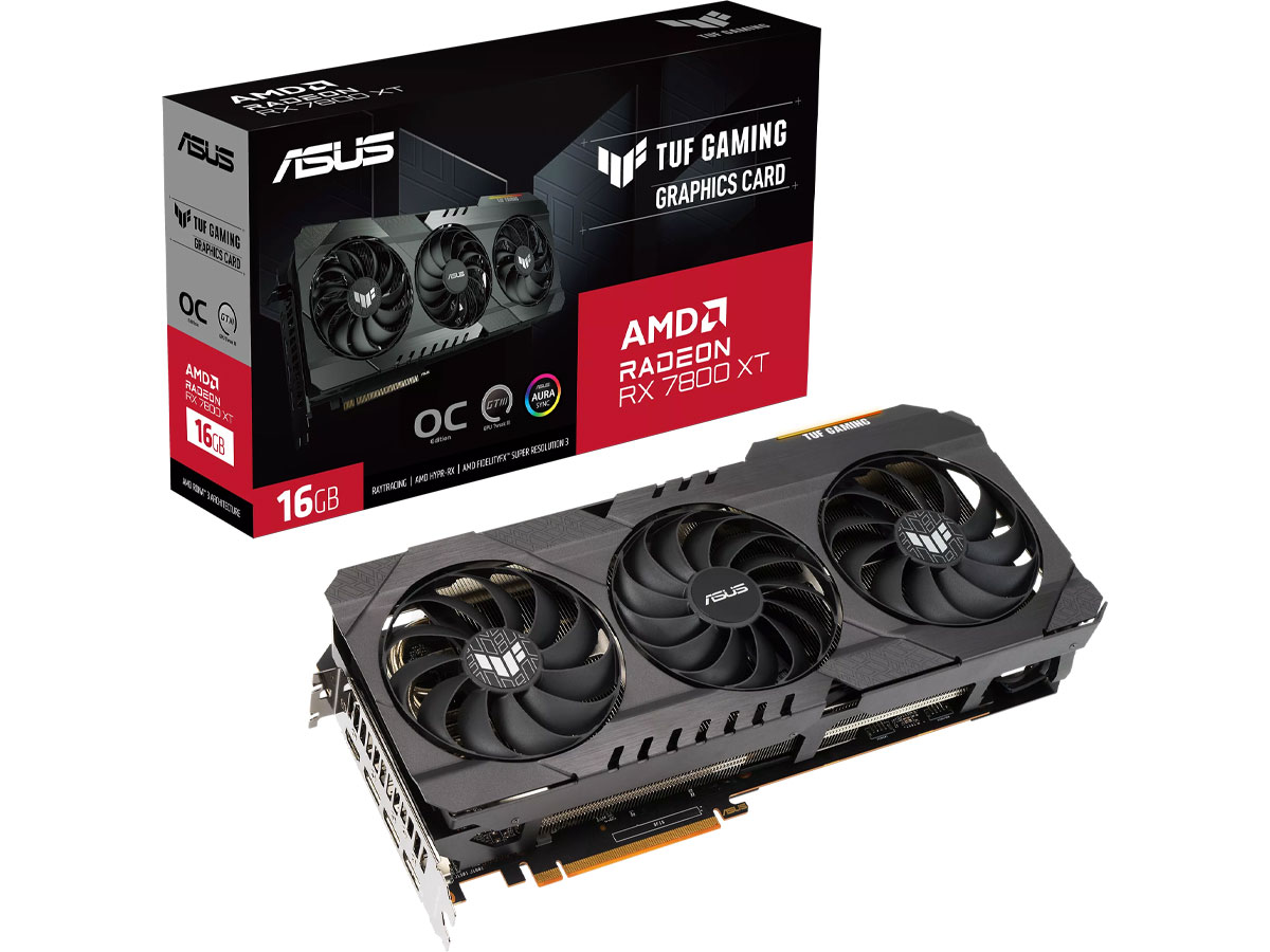 ASUS Radeon RX 7800 XT TUF Gaming OC 16 ГБ GDDR6