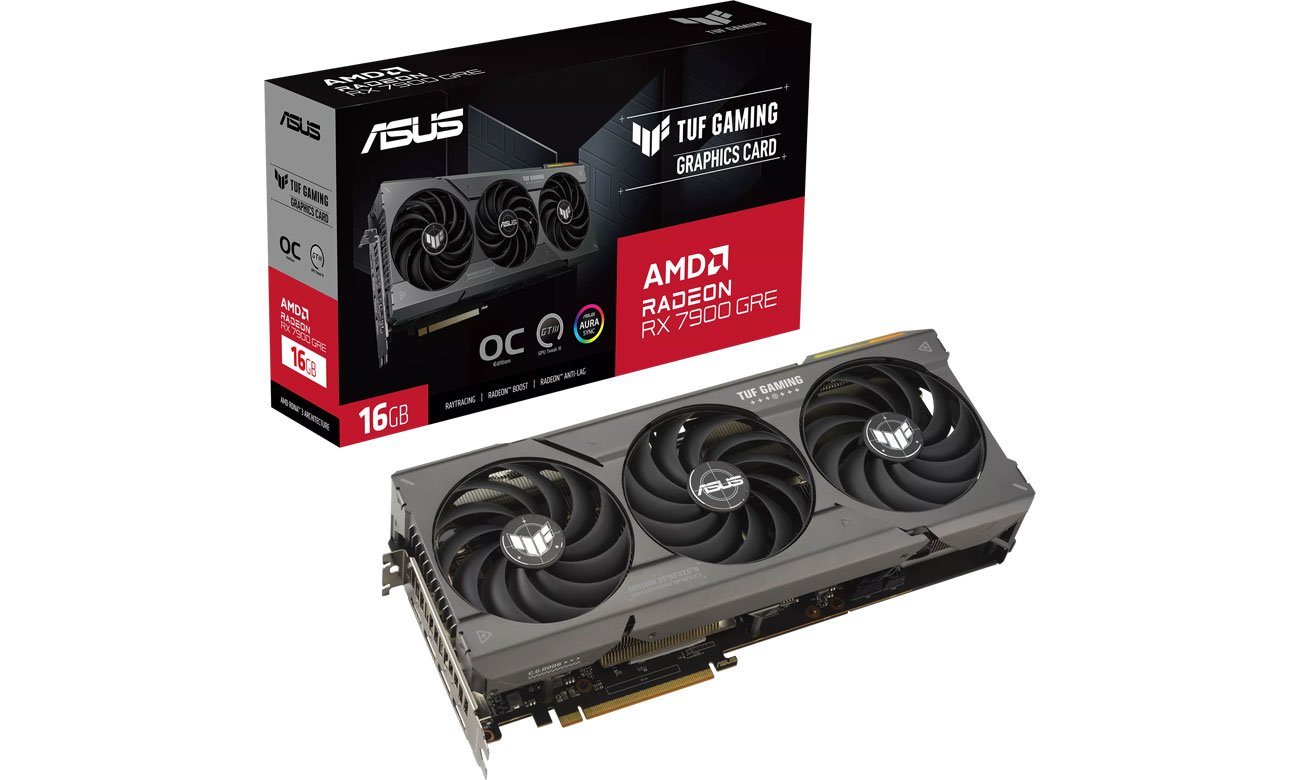 ASUS Radeon RX 7900 GRE TUF Gaming OC 16 ГБ GDDR6
