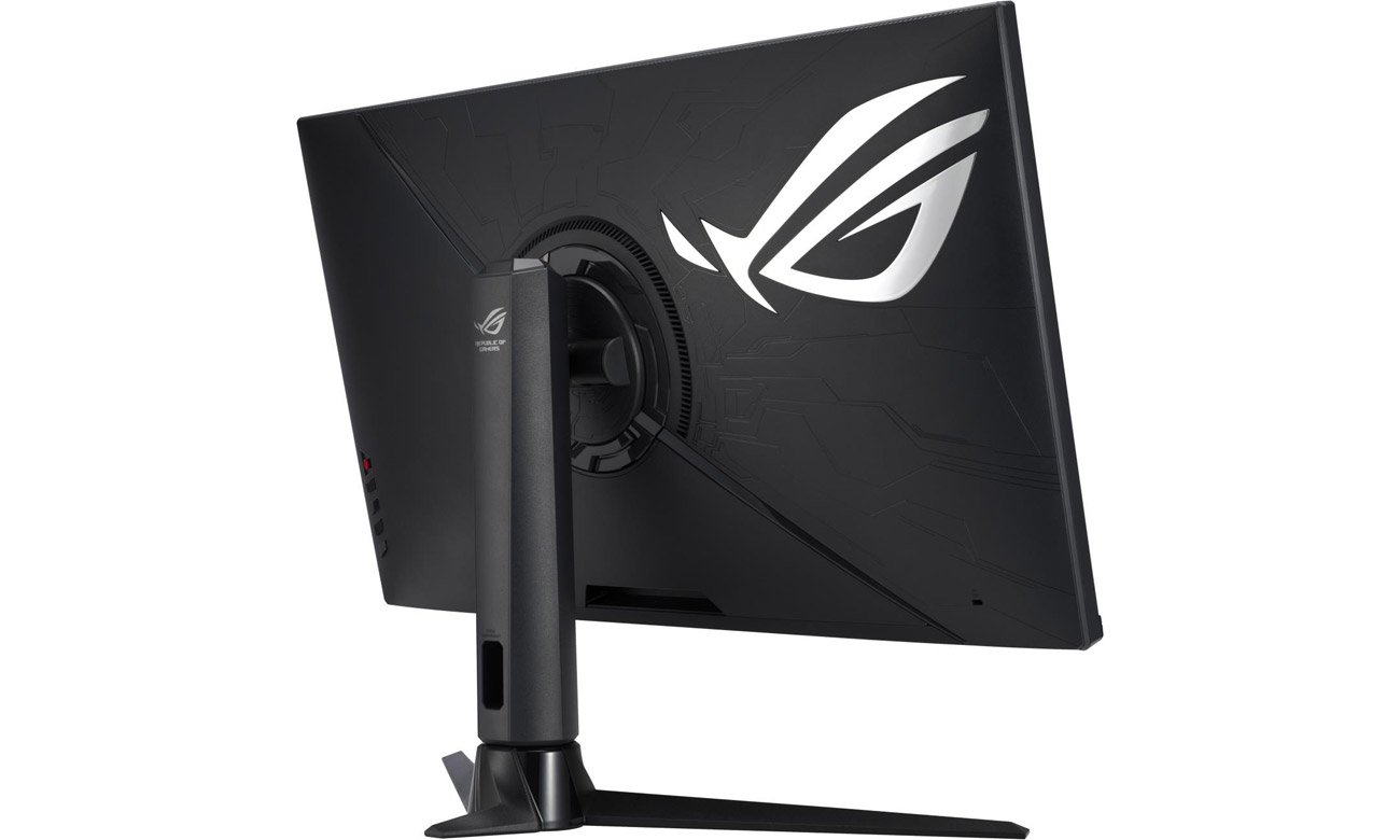 ASUS ROG Strix XG32UQ угловой вид сзади