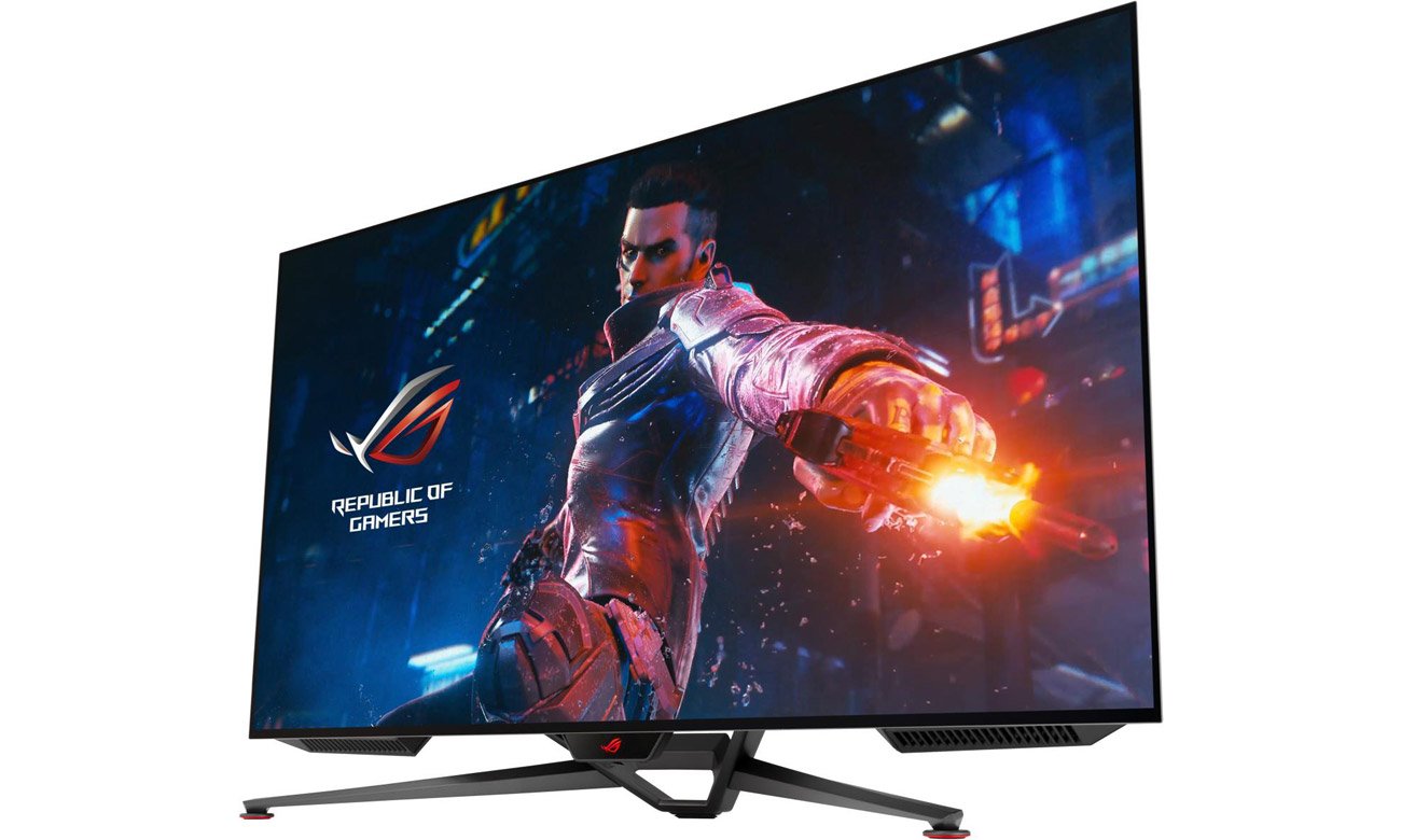 Вид спереди ASUS ROG Swift OLED PG42UQ 4K