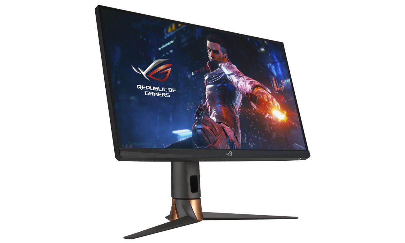 ASUS ROG Swift PG27UQR передний угол обзора