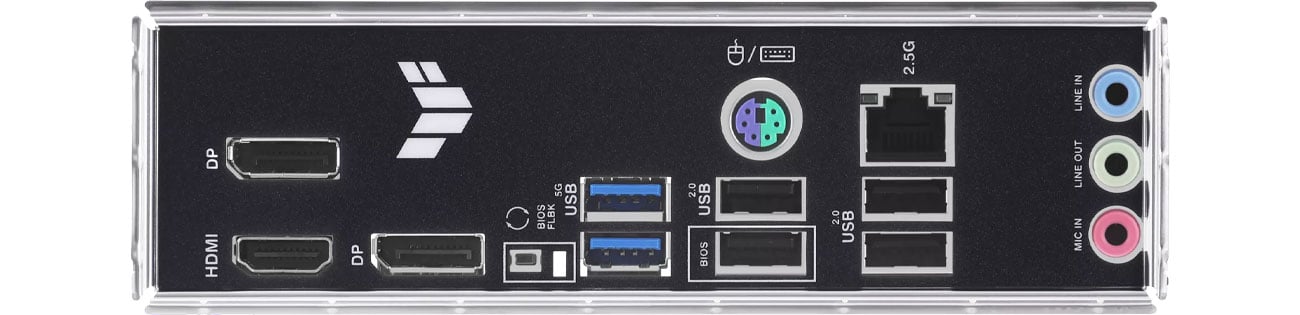 Порти ASUS TUF GAMING A620M-PLUS