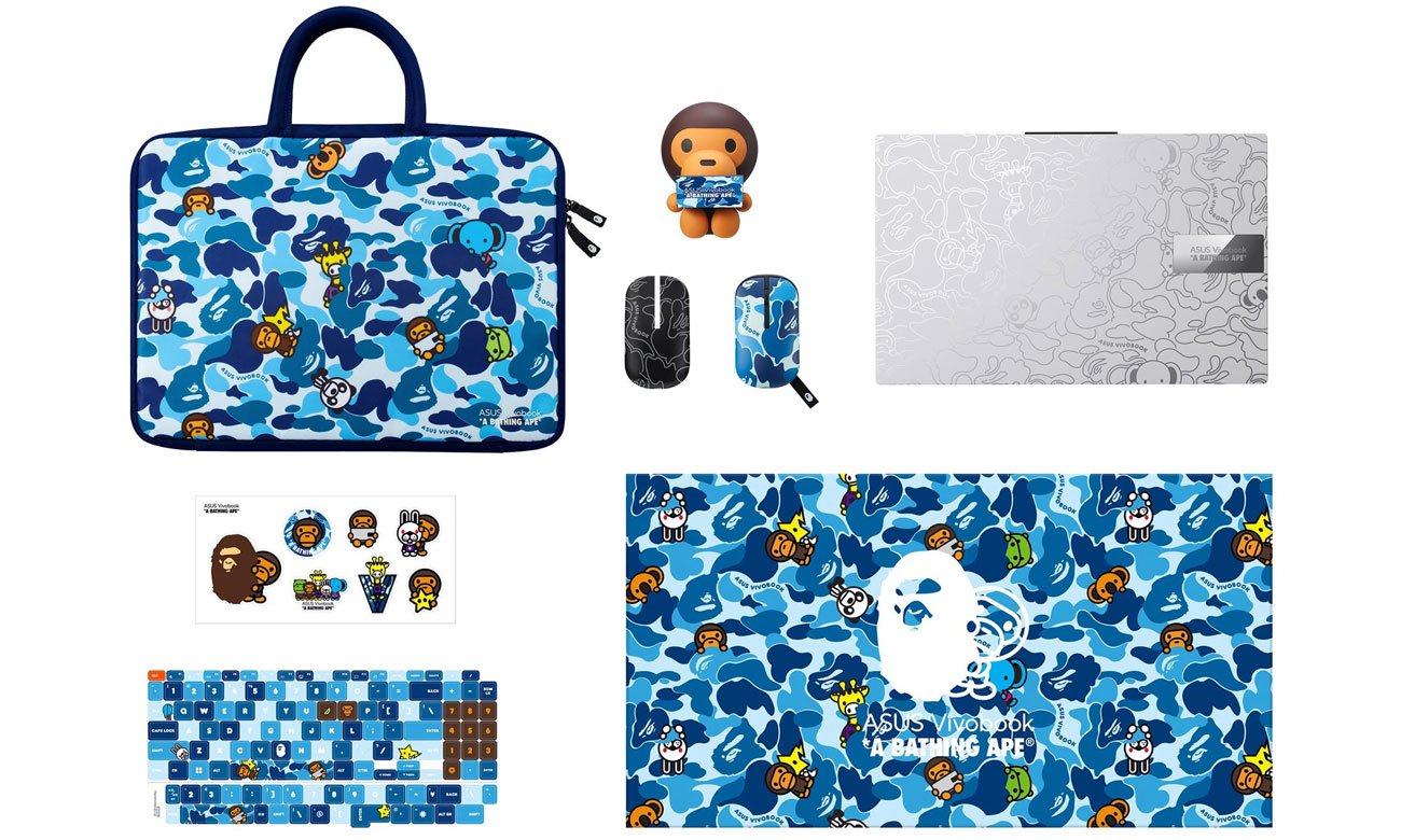 Аксессуары в комплекте ASUS Vivobook S15 BAPE черный