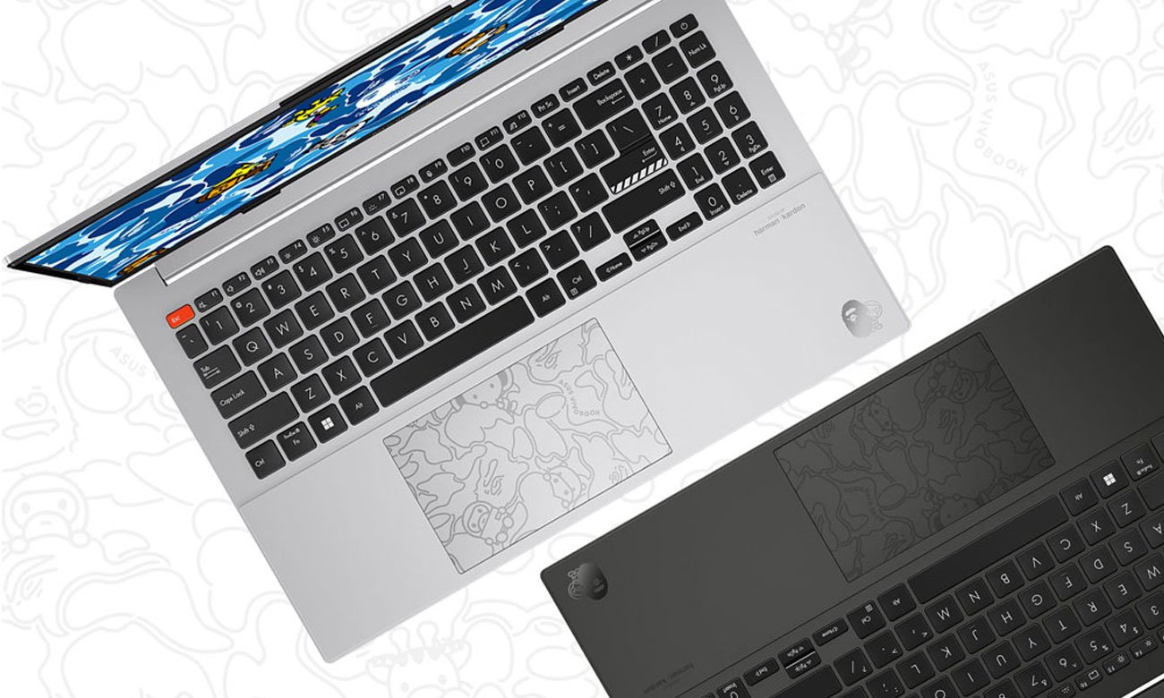 ASUS Vivobook S15 BAPE Edition черно-серебристый