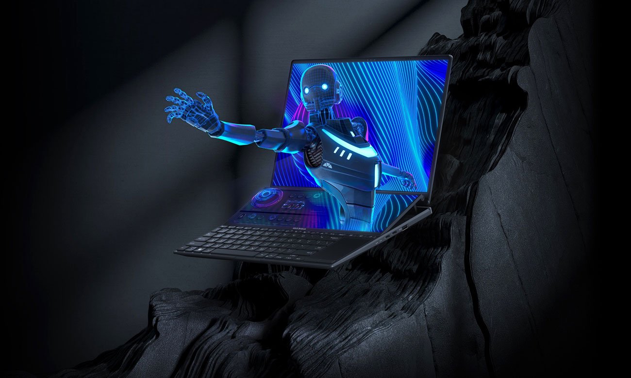 Ноутбук ASUS Zenbook Pro 14 Duo с графическим дизайном