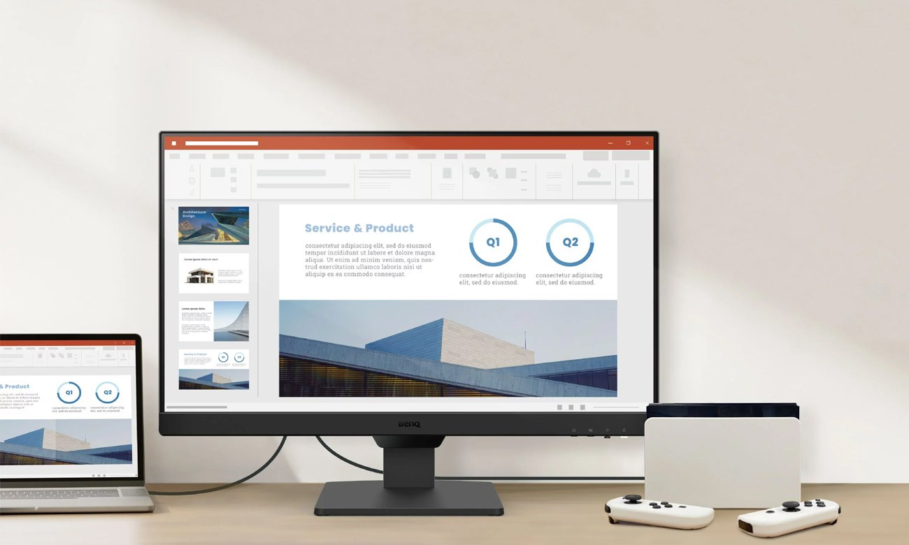 Зовнішній вигляд монітора BenQ GW2490