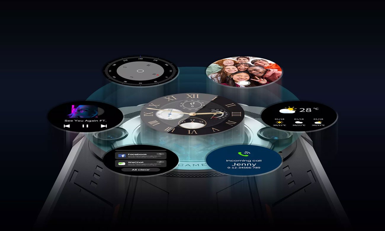 Зеленый циферблат Blackview BV9300 Pro