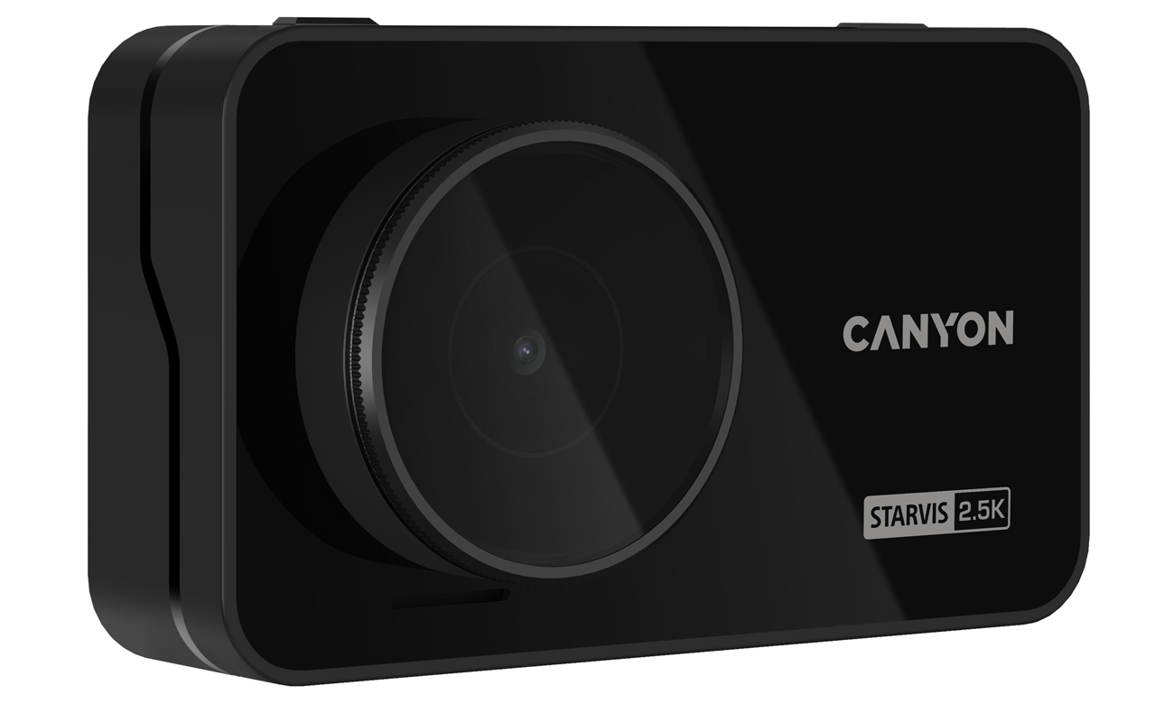 Відеореєстратор CANYON DVR25GPS 2.5K Wi-Fi GPS Чорний - Загальний вигляд