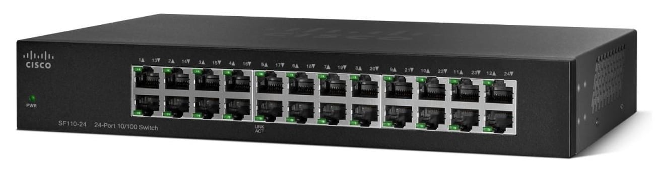 Коммутатор Cisco 24p SF110-24-EU