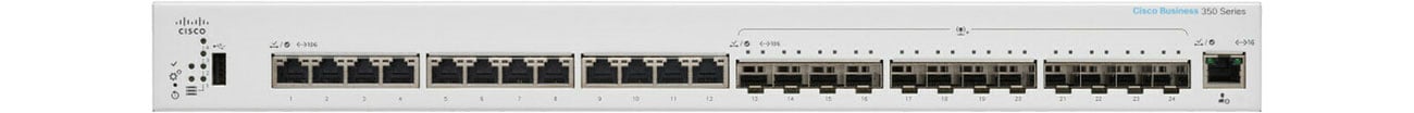 Коммутатор Cisco CBS350-24XTS-EU Фронт