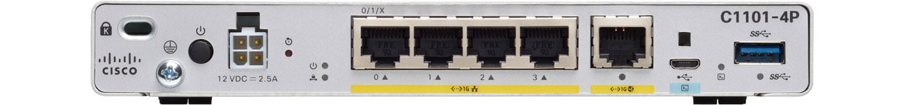 Разъемы Cisco C1101-4P