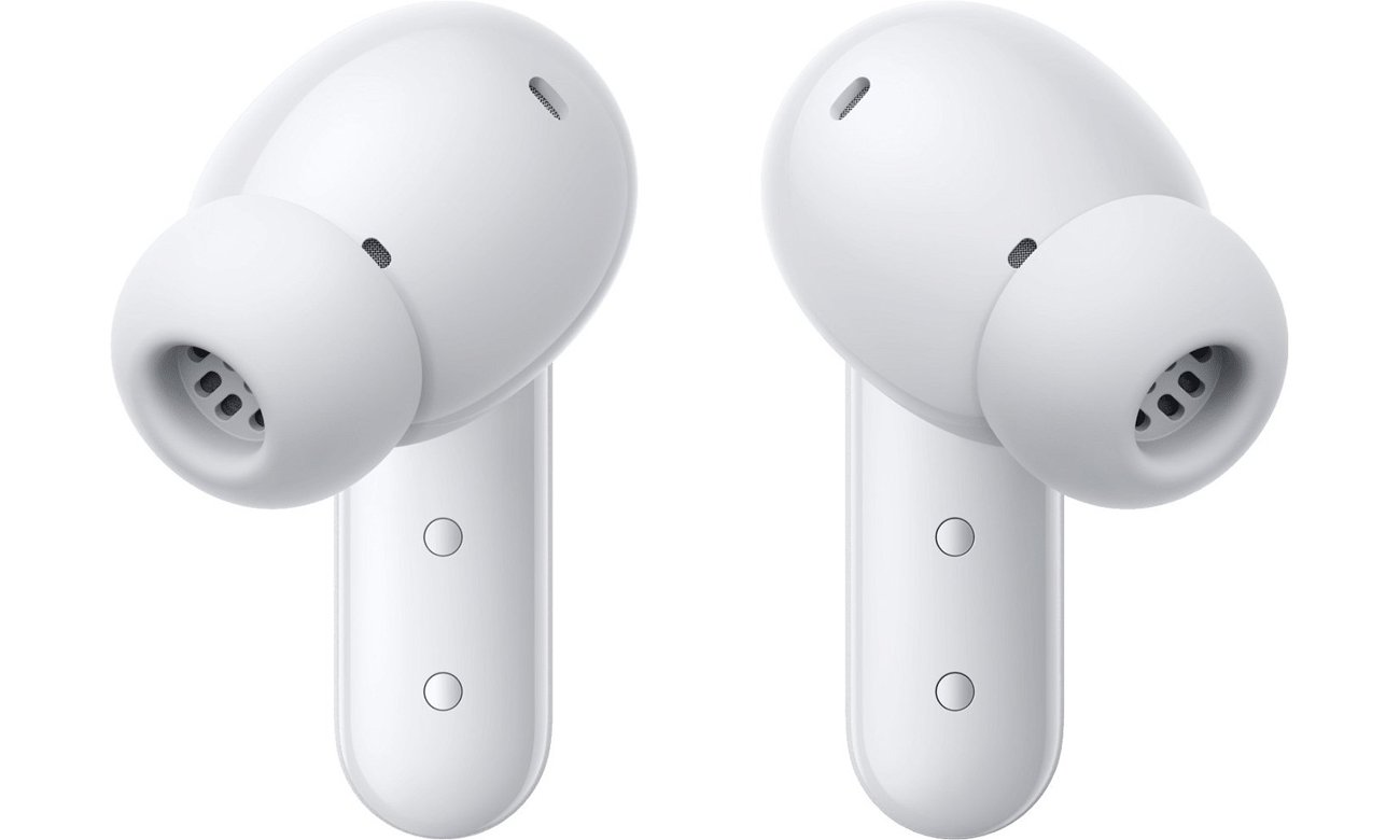 Беспроводные наушники CMF Buds Light Grey – вид левого и правого наушников