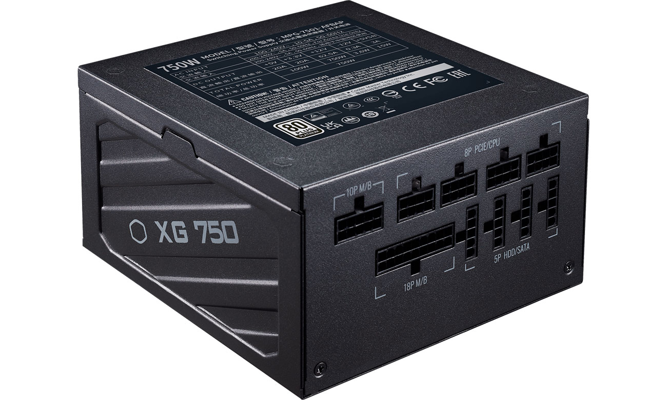 Cooler Master XG 750W, вид сверху