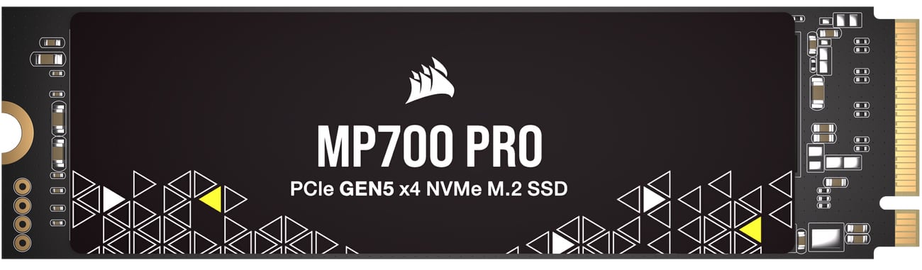 Corsair MP700 PRO Heatsink M.2 SSD – вид спереди