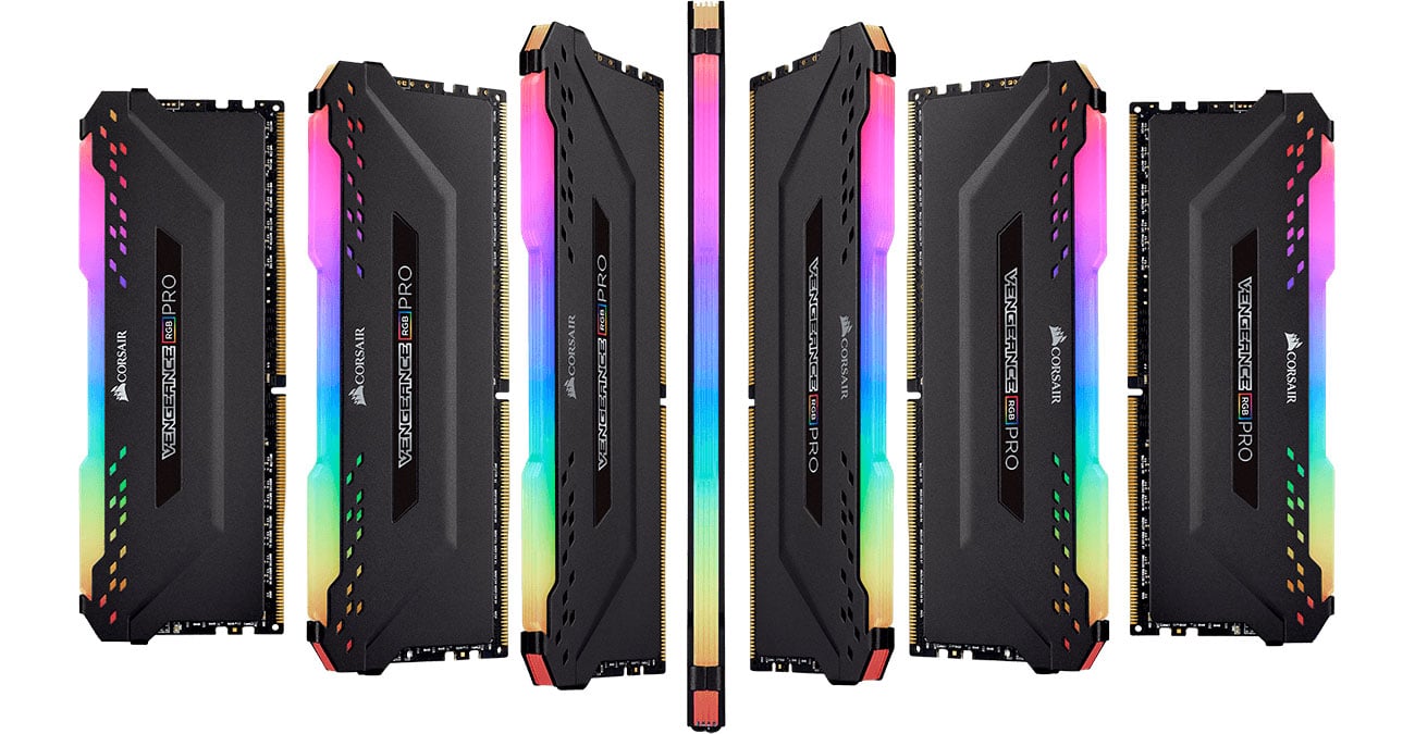 Оперативная память DDR4 Corsair 16GB 2666MHz Vengeance RGB PRO CL16 (2x8GB)