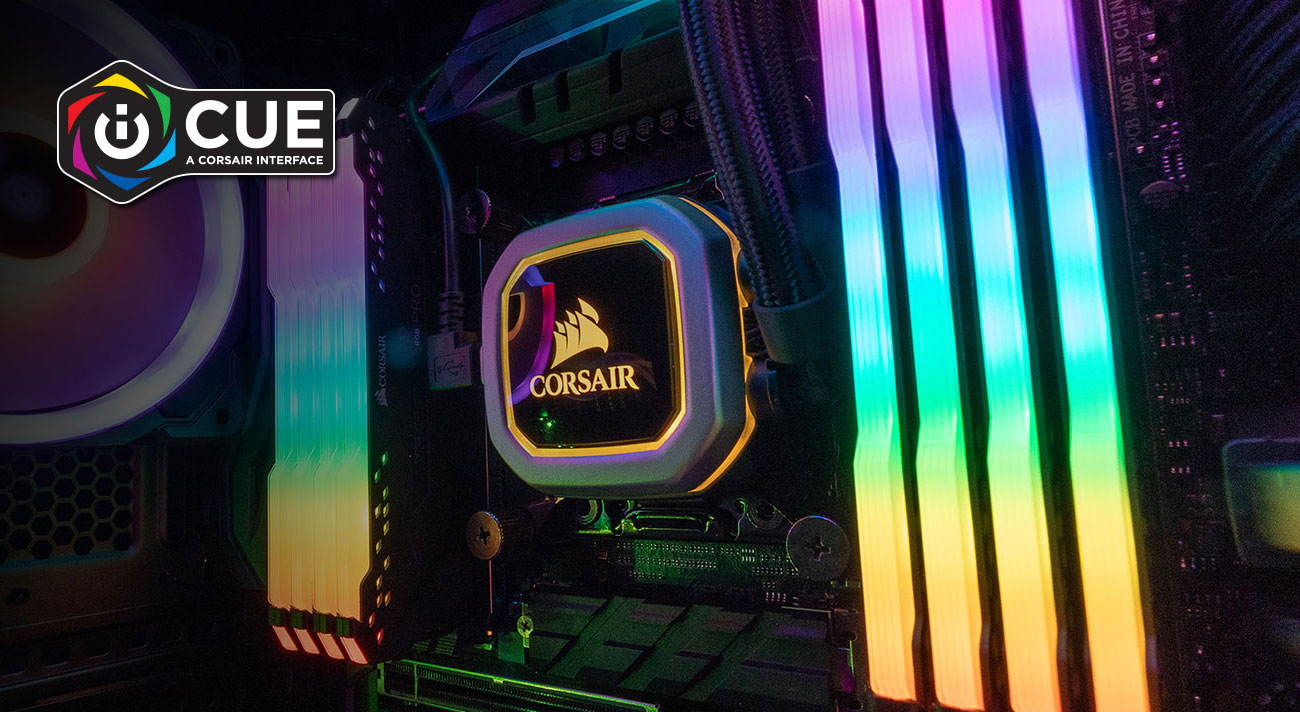 Подсветка Corsair Vengeance RGB Pro с iCUE