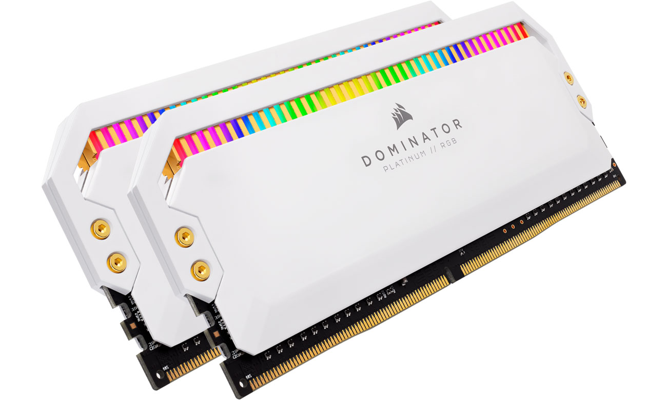 Оперативная память DDR4 Corsair 16GB (2x8GB) 3200MHz CL16 Dominator White RGB CMT16GX4M2C3200C16W