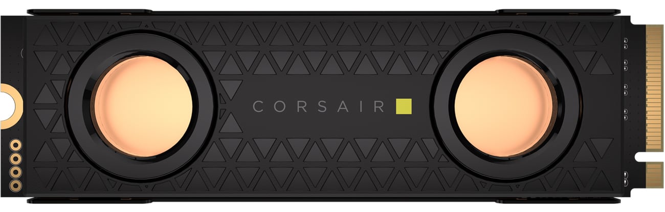 Corsair MP700 PRO Hydro X M.2 SSD – вид спереди