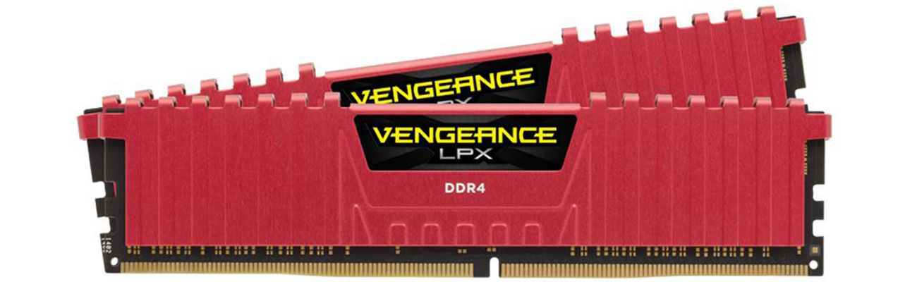 Corsair Vengeance LPX Red CL16 CMK32GX4M2A2666C16R