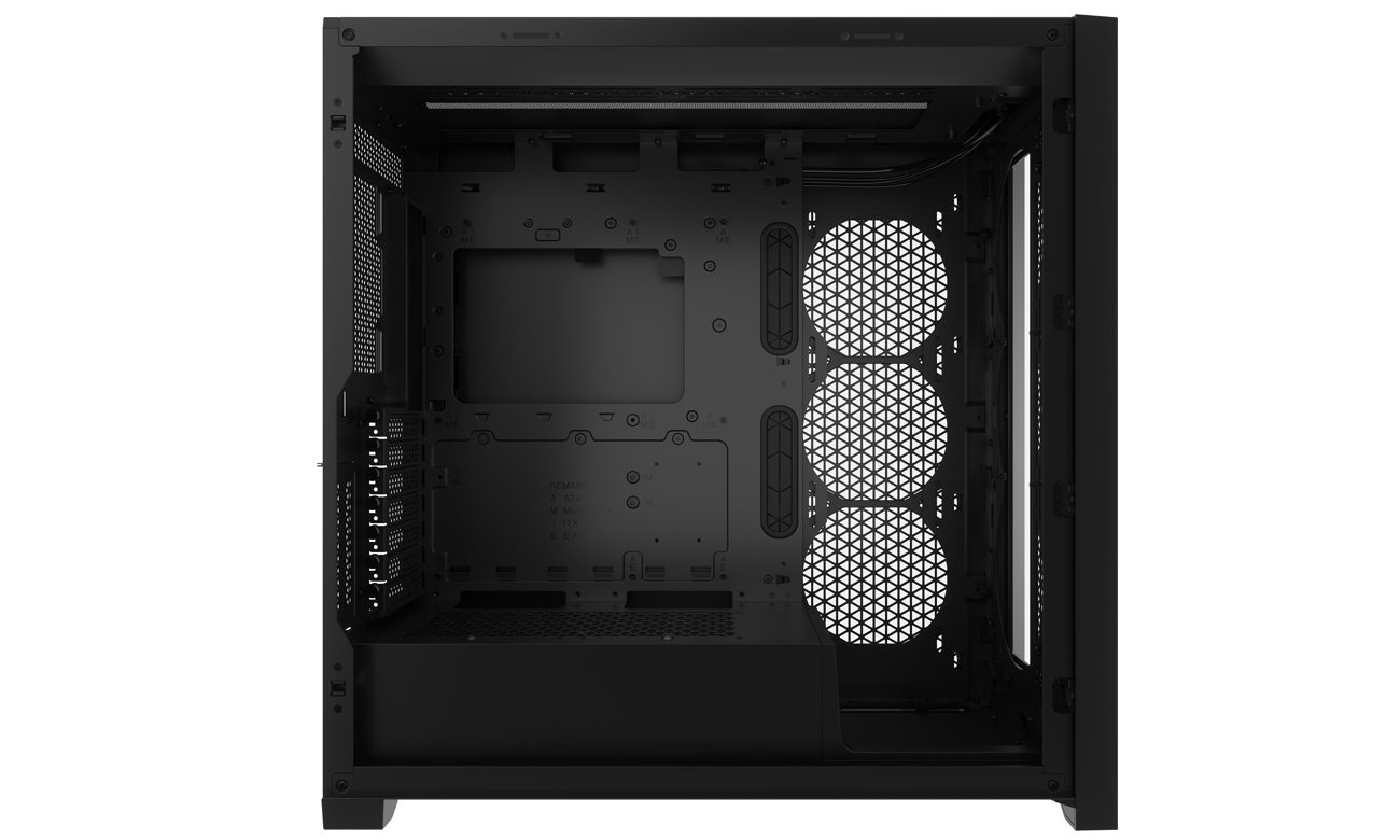 Внутренняя часть корпуса Corsair 5000D CORE TG Airflow