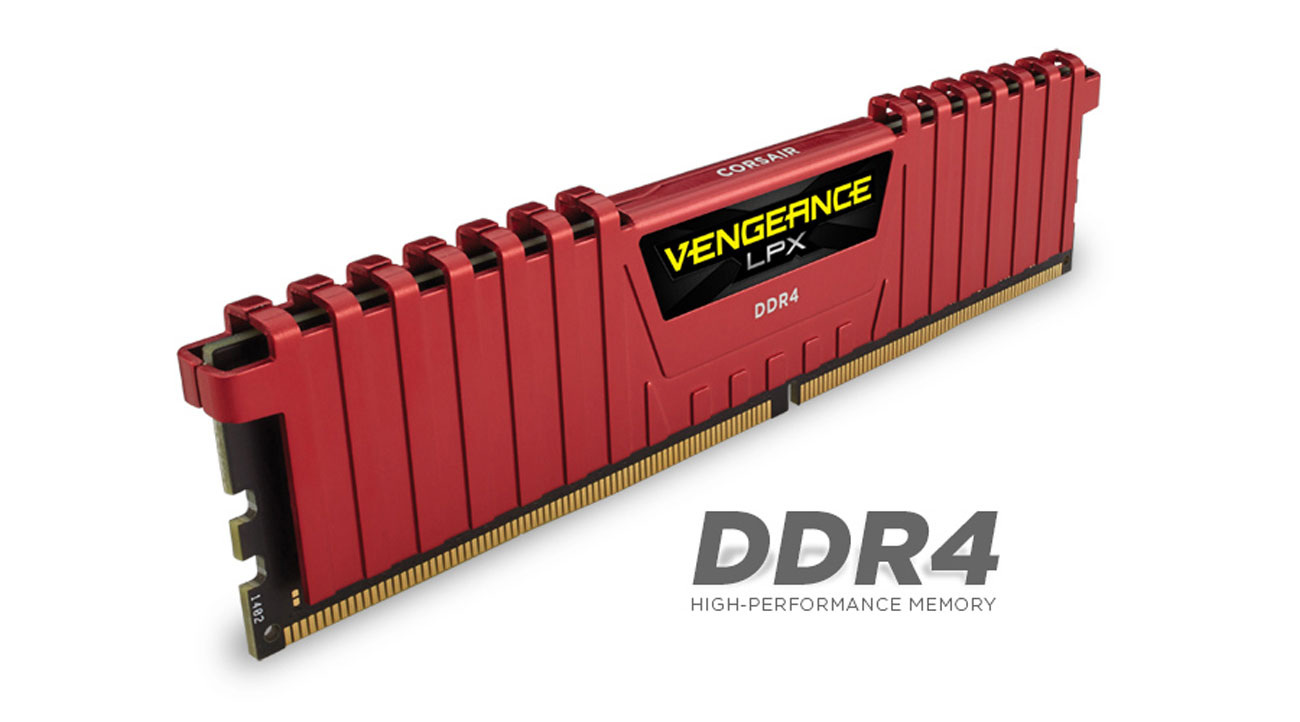 Corsair 8GB 2400MHz Vengeance LPX RED CL16 CMK8GX4M1A2400C16R