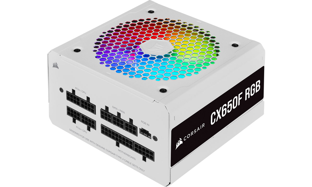 Блок живлення Corsair CX650F RGB 650W 80 Plus Bronze CP-9020226-EU