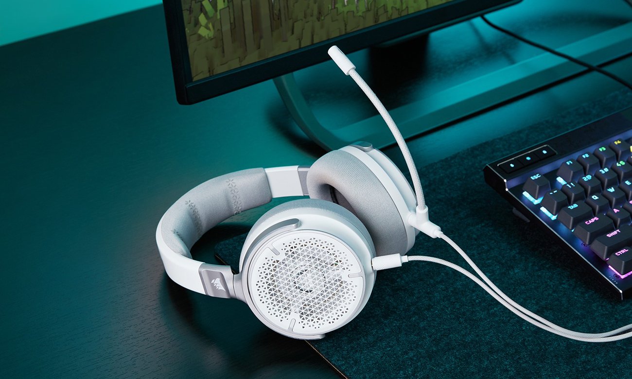 Професійна гарнітура Corsair Virtuoso White – стиль життя