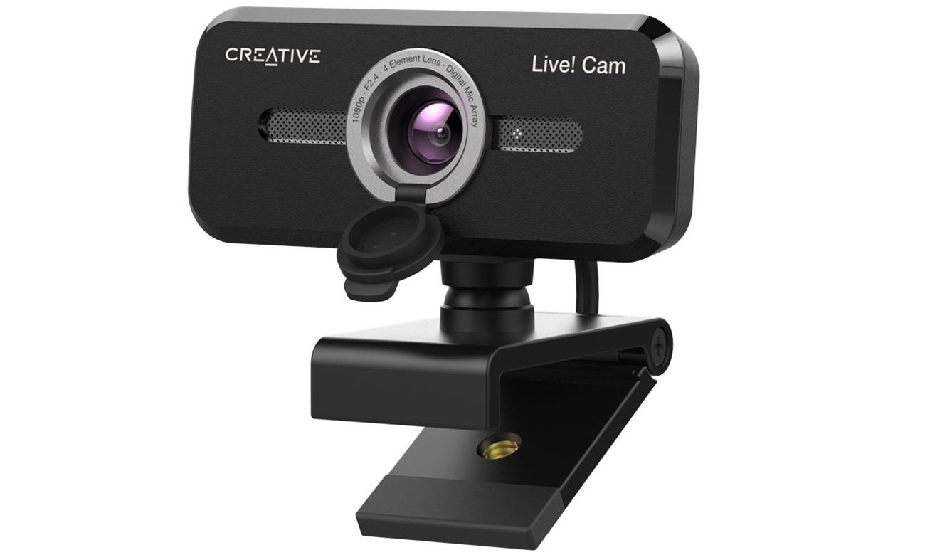 Веб-камера Creative Live! Cam Sync 1080p V2 – вид спереди под углом