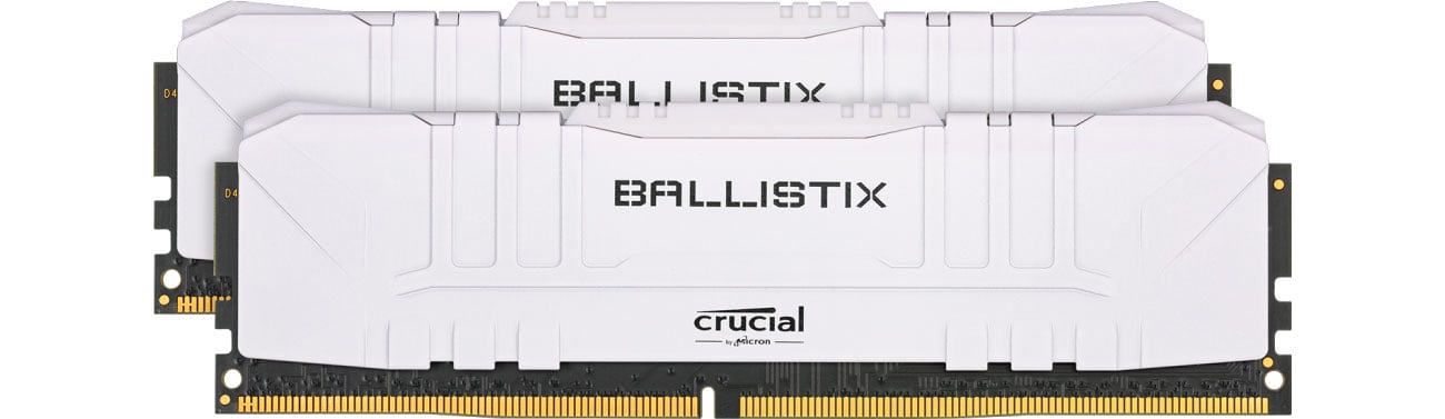 Оперативна пам'ять DDR4 Crucial 16GB (2x8GB) 3000MHz CL15 Ballistix White BL2K8G30C15U4W