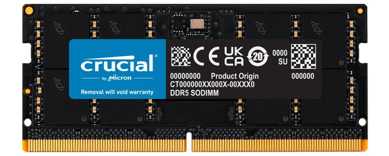 Оперативна пам',ять SODIMM DDR5 Crucial 32 ГБ (1x32 ГБ) 5600 МГц CL46