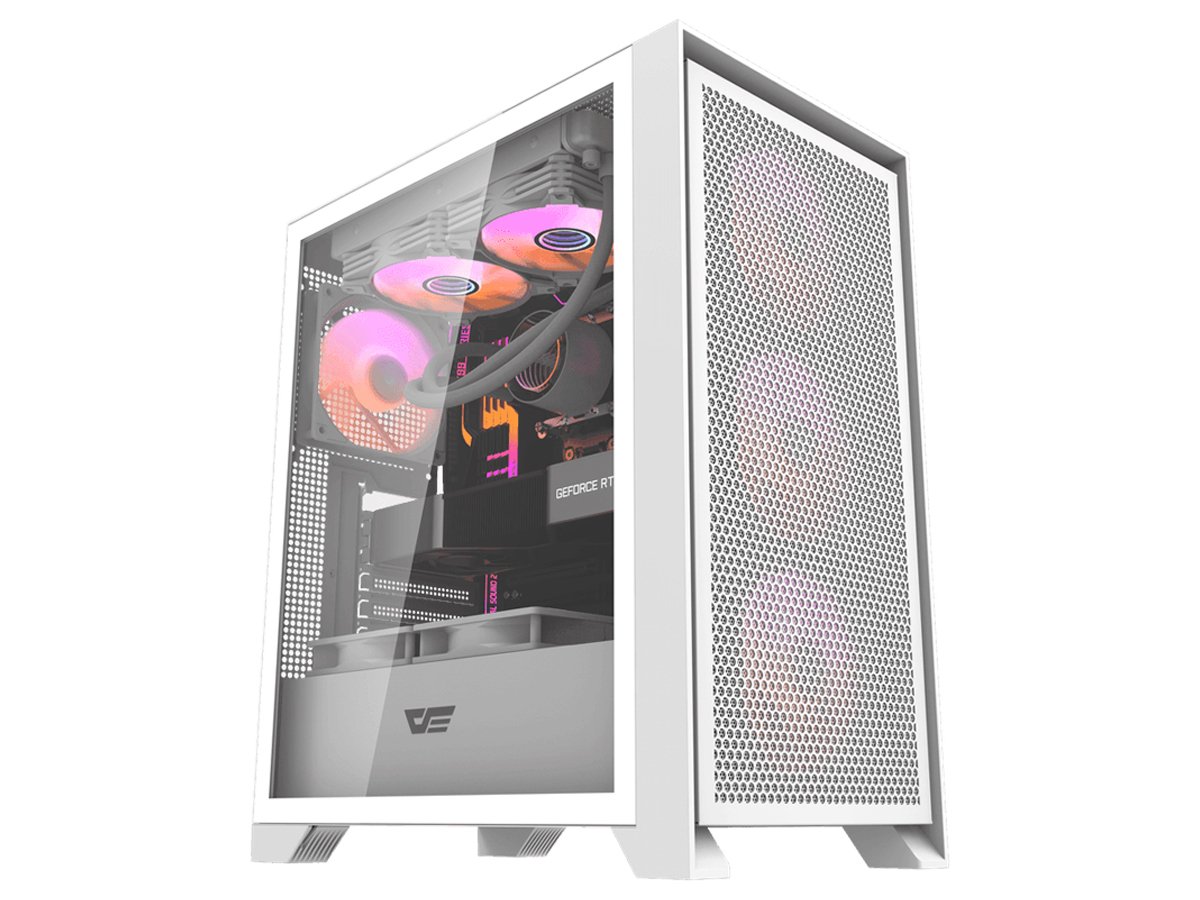 Корпус DarkFlash DRX70 GLASS RGB + 4 вентилятора