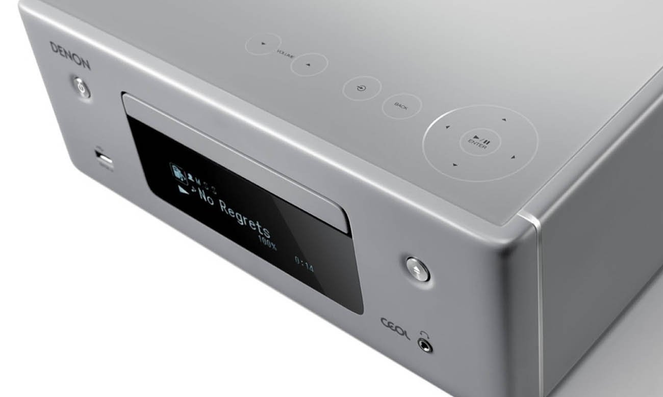 Простий у використанні та елегантний приймач Denon RCDN-10 Grey