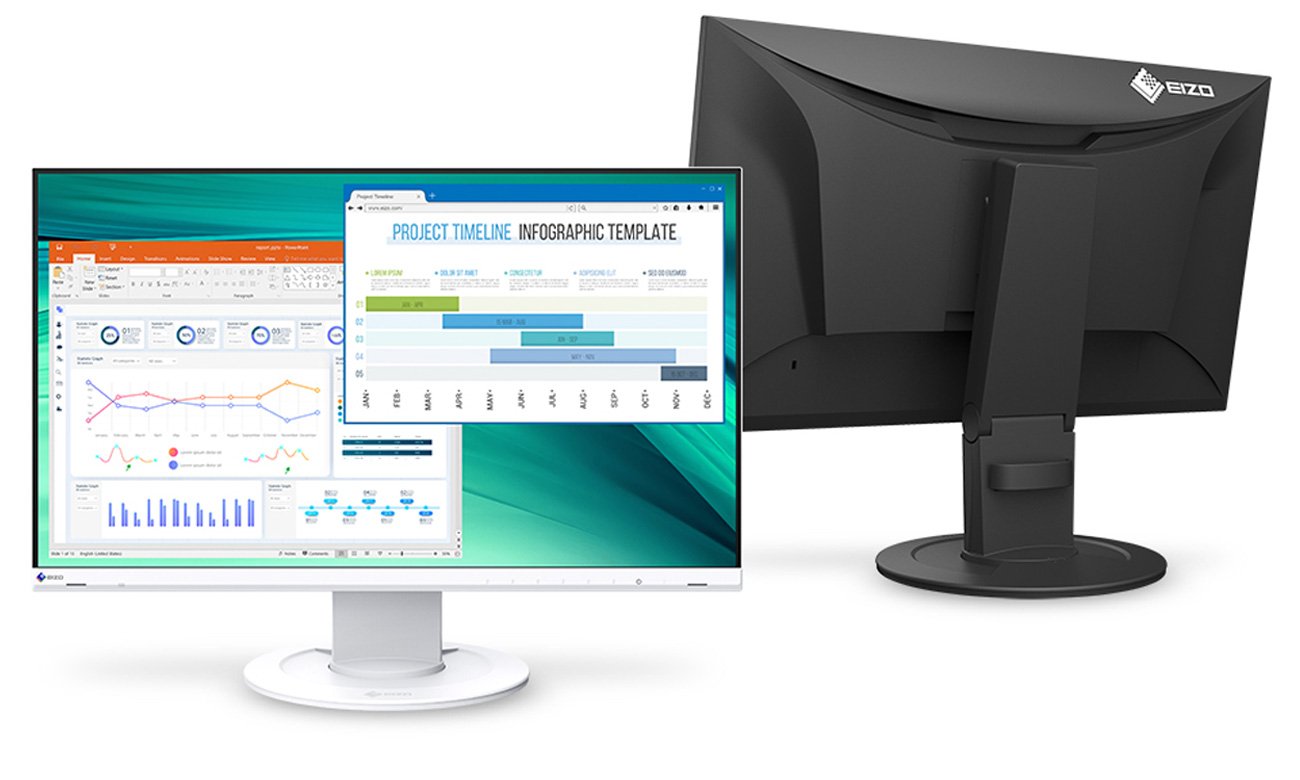 Бизнес-монитор Eizo FlexScan EV2460-BK