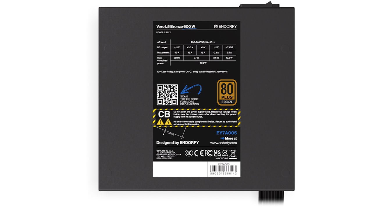 Сертификат 80 Plus Bronze