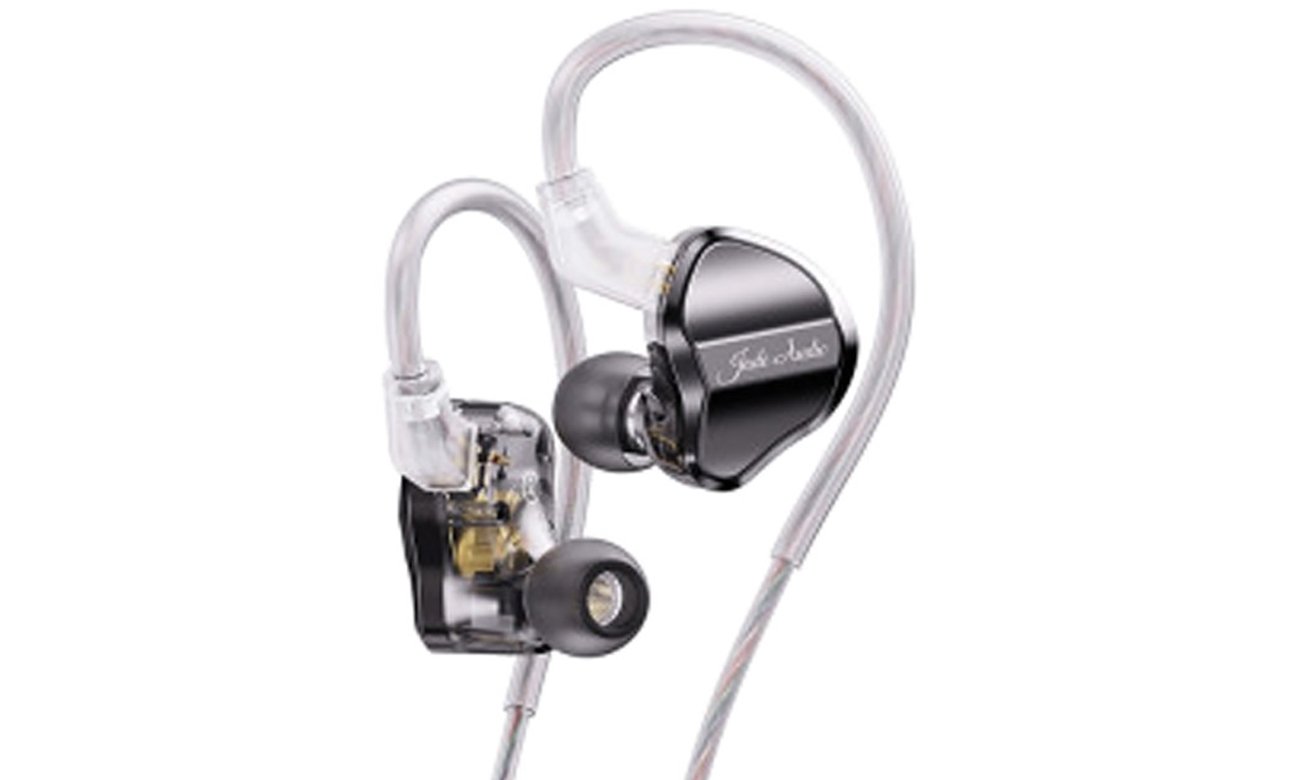 FiiO JD1 Dynamic Wired IEM Headphones Black - загальний вигляд