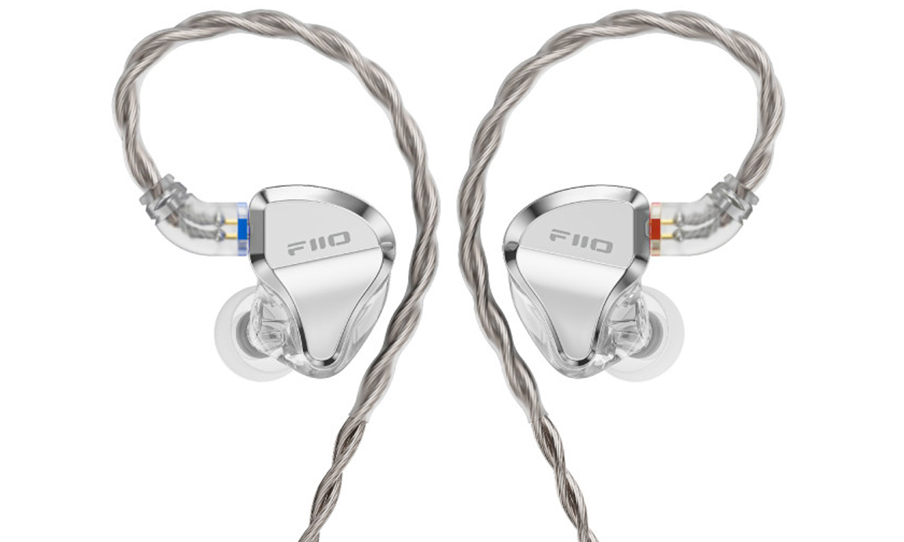 Гібридні навушники FiiO JH5 Silver - загальний вигляд