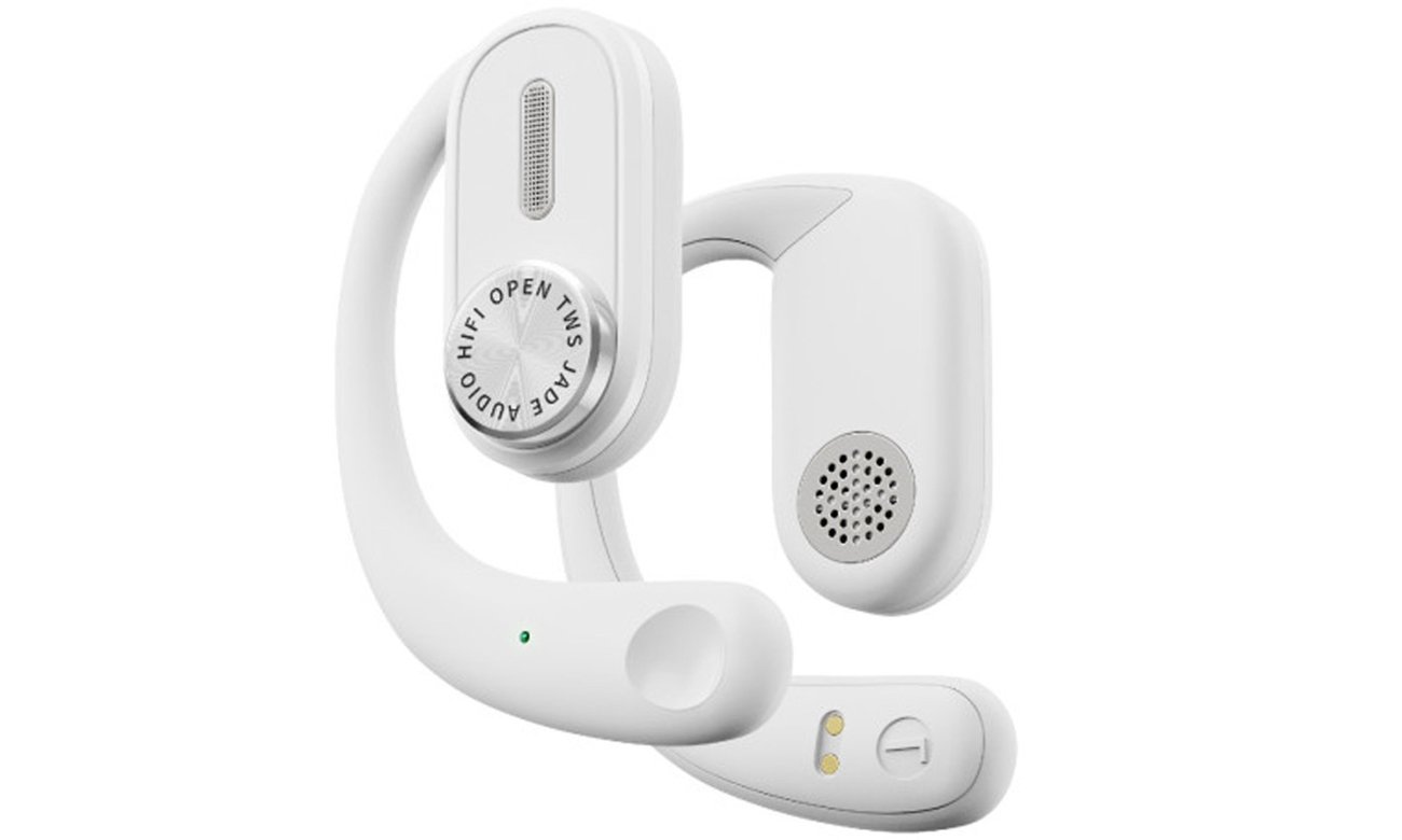 Білі бездротові навушники FiiO JW1 - вигляд лівого та правого навушників