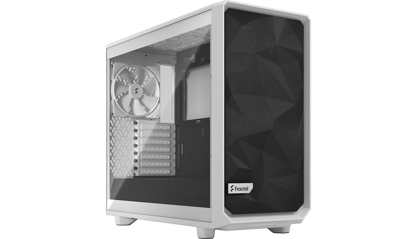 Прозорий комп'ютерний корпус Fractal Design Meshify 2 Lite White TG